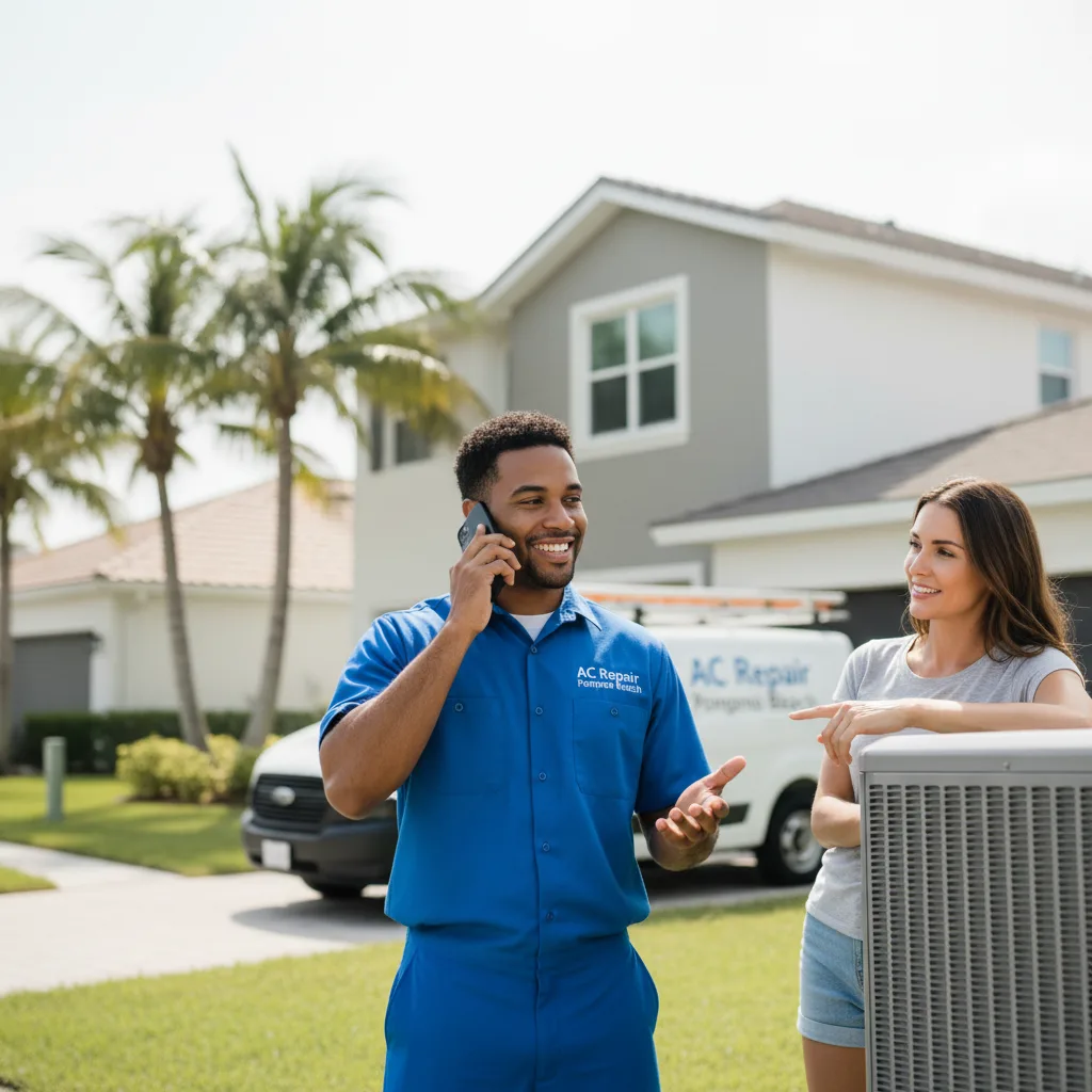 AC Repair Pompano Beach customer support in Anaheim